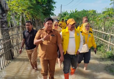 Ketua DPD Partai Golkar Marjuki Terjun Langsung Berikan Bantuan Korban Banjir