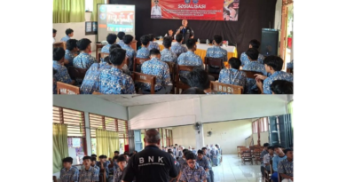 BNK Kabupaten Bekasi Ajak Pelajar Menjadi Pelopor Pencegahan Penyalahgunaan Narkotika